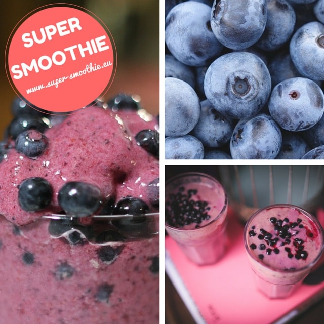 Borůvkové, banánové, vanilkové smoothie – Borůvkové nebe