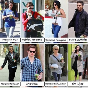 hollywoodské hvězdy milují smoothie