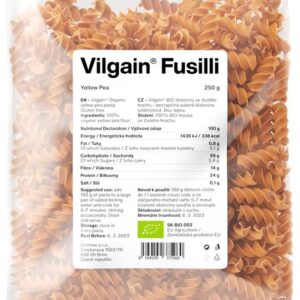 Vilgain Fusilli těstoviny BIO – hrachové 250 g